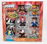 Teck Deck Dude Evolution 6 Figures + 3 Foil Packs of Trading Cards