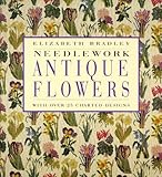Needlework antique flowers