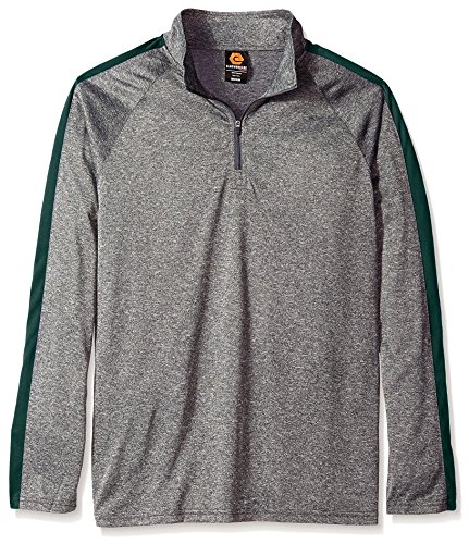 Elbow Grease Men's Melange Long Sleeve Quarter Zip