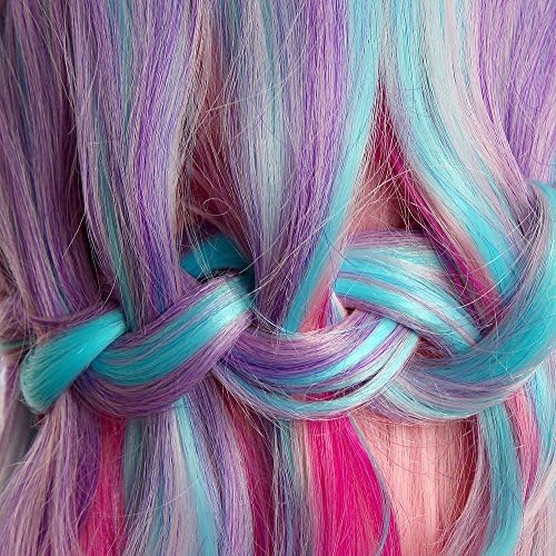 2015 New Hot Rainbow Hair Long Wigs for Women Wave Wig Can Marcel and Dye High Temperature Female Wig Shops Online Usa Wigs+free Cap and Comb 2272