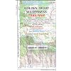 Golden Trout Wilderness Trail Map: Shaded-Relief Topo Map