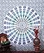 Labhanshi Indian Peacock Mandala Tapestry,Indian Wall Hanging,Hippie Indian Tapestry,Bohemian Wall Hanging,Queen Bedspread Throw Decor Art