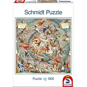 Schmidt - 58139 - Puzzle Classique - Puzzle Carr�, Signes du Zodiaque dans Le Ciel Antique