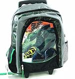  : Incredible Hulk Green, Gray and Black Roller Bag Backpack