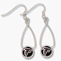 Atlanta Falcons French Loop Dangle Earrings