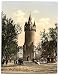Eschenheimer Gate, Frankfort on Main (i.e. Frankfurt am Main), Germany wall sized print (photochrom) photochrome measured in inches 8x10