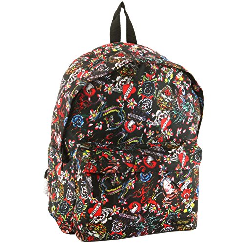Ed Hardy Shane Kids Backpack / School Bag Colorfull Prints