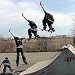 Skateboard Launch Wall Mural