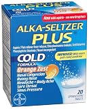 Search : Alka-Seltzer Plus Cold Formula, Orange Zest, 20-Count Effervescent Tablets