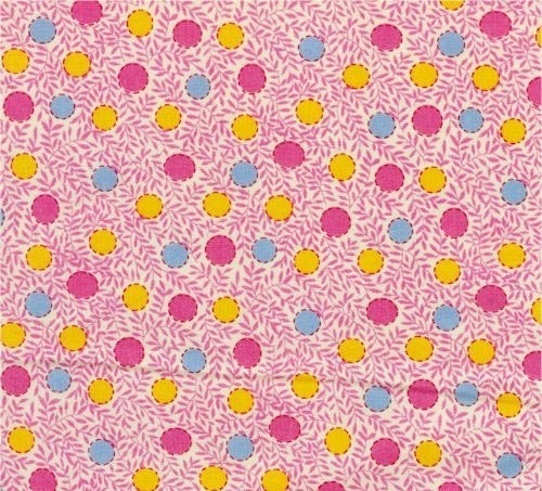 Picture of Cozy SheetWorld Fitted Pack N Play (Graco Square Playard) Sheet - Pink Vine Dots - Made In USA PP3636-W75 (Playard Bedding)