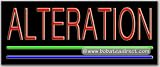 Alteration Neon Sign (13H x 32L x 3D)