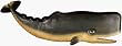 Authentic Models TS029 Whale 3D Trade Sign with Bracket