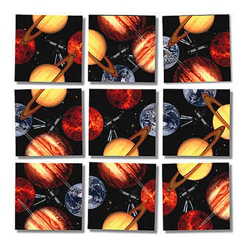 B Dazzle Planets Scramble Squares 9 Piece Puzzle 61HYW86JGVL B Dazzle Planets Scramble Squares 9 Piece Puzzle