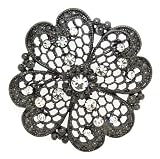 Jodie Rose - 15137 - Broche Femme - Métal - Cristal