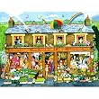 Alphabet House 48pc Childrens Floor Jigsaw Puzzle by Gail Pitt