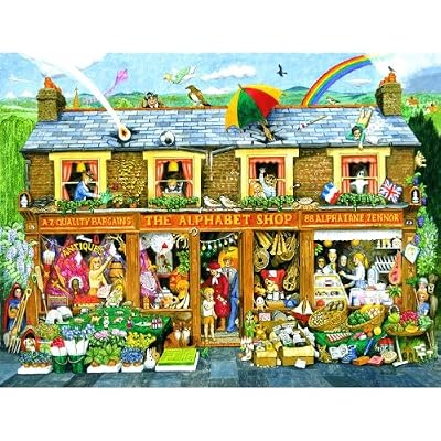 Alphabet House 48pc Childrens Floor Jigsaw Puzzle by Gail Pitt