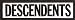 Descendents - Black & White Rectangle Logo - Large Jumbo Vinyl Sticker / Decal Descendents - Black & White Rectangle Logo - Large Jumbo Vinyl Sticker / Decal