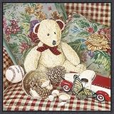 Tresors d'enfants II (Treasuries of Children II) Framed Canvas Art by Helene Corriveau,12.8 in. x 12
