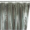 Brown Sheer Taffeta Shower Curtain