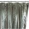 Brown Sheer Taffeta Shower Curtain
