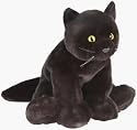 Cuddlekins Cat Black 16in Plush Toy