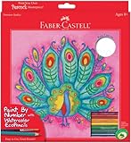 Faber-Castell - Paint By Number Peacock Art Kit - Premium Kids Crafts