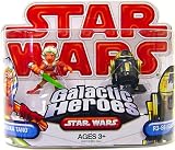 Star Wars 2009 Galactic Heroes 2-Pack Ahsoka Tano and R3-S6 (Goldie)