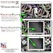 Nintendo DS Lite Neon Swoosh on Black WraptorSkinz Skin Kit by TuneTattooz TM