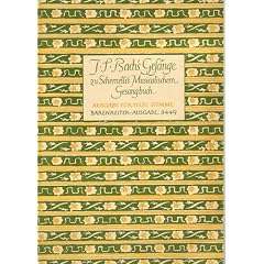 J. S. Bach's Ges�nge zu Schemelli's Musicalischem Gesangbuch. Ausgabe f�r tiefe Stimme (B�renreiter-Ausgabe 3449)