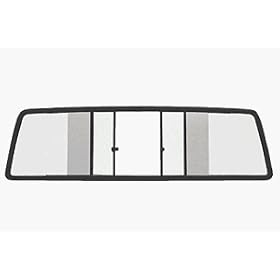 CRL Duo-Vent Four Panel Truck Slider with Clear Glass for 1967-1972 Large Window GMC/Chevy Truck