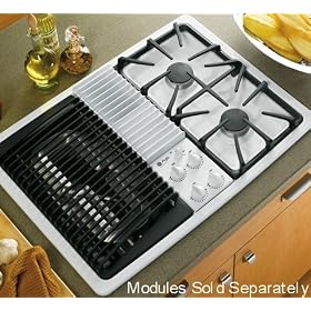 GE Profile PGP990 Built-In Downdraft Gas Modular Cooktop