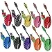 x5 Pcs 10 Feet Fabric Braided Flat Tangle Free Nylon Micro USB Cables - Sync Data & Charging Cable Cord for Samsung Galaxy Phone / Note, Google, Nokia & Most Android Devices [ 10Ft/3M - 5 Pack ]