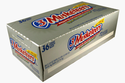 3 Musketeers 36 Bars by Mars