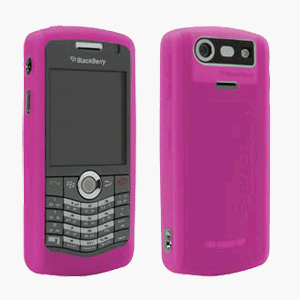 Click here to buy Blackberry HDW-15911-008 Rubberized Skin - Magenta for 8100, 8110, 8120, and 8130 (PEARL) Devices by BlackBerry.