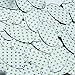 Sequin Lime Green Polka Dot on Silver Metallic Oval 1.5 inches Couture Loose Paillettes