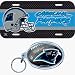 Carolina Panthers License Plate & Key Ring Auto Set