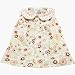 Under The Nile Organic Cotton Peach Blossom Poplin Peter Pan Blouse - 4T