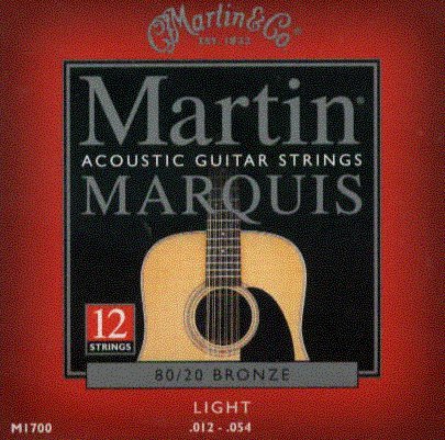 C.F. Martin Acoustic Marquis 80/20 Bronze Wound 12 String Light, .012 - .054, M-1700