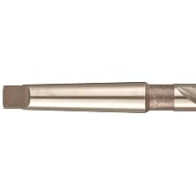 Chicago Latrobe 510 Cobalt Steel Taper Shank Drill Bit, Gold Oxide Finish, Morse Taper Shank, 135 Degree Notch Point