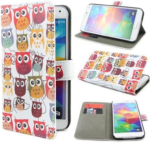 PpIiNnKk B99 Wallet PU Leather Stand Case Cover for Samsung Galaxy S5 SV