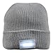 5 LED Knit Flash Light Beanie Hat Cap for Night Fishing Camping Handyman Working