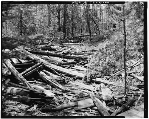Photo: Gold Dust Mine,Mill,& Camp Complex,Tram,Wards Gulch,Salmon,Lemhi County,ID