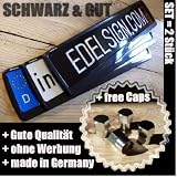 SET (2 Stck.) Kennzeichenhalter / Nummernschildhalter Modell EVEN - TOP Qualit�t, auch f�r gebogene Sto�stangen geeignet, inkl. 4 x Chrom Ventilkappen und Edelstahl Befestigungsmaterial. Passend f�r alle EU-Norm Kennzeichen 520 x 110 mm