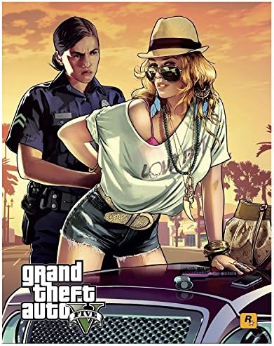 Poster4U New Grand Theft Auto Gta 5 V Game Poster (Print, 12 inch x 18 inch, ...