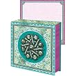 Aqua Baroque Brooch Note pad, Jeweled Mini Notepad, Punch Studio