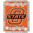 Oklahoma State Cowboys NCAA Triple Woven Jacquard Throw (044 Series) (36x46")" Oklahoma State Cowboys NCAA Triple Woven Jacquard Throw (044 Series) (36x46")"