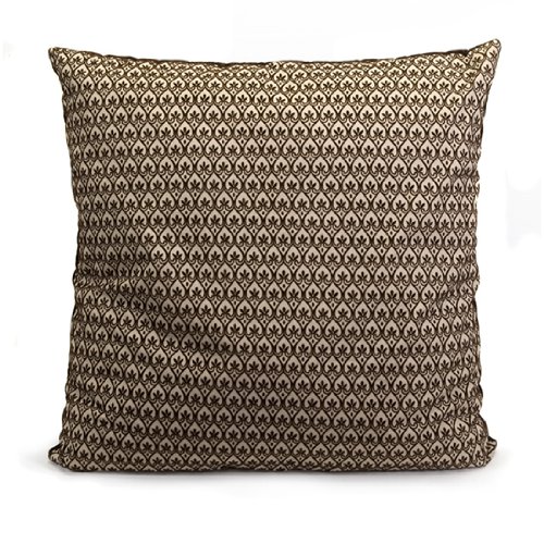 25 BROWN AND TAN LARGE PRINTED SQUARE THROW PILLOW