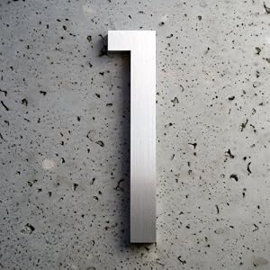 modern number numbers font aluminum inch address plaques letters sizes