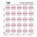 Anastasia - Name Planner Calendar Scrapbooking Crafting Stickers - Pink Speckles - 50 1