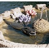 Fearless Floating Gator Sculpture